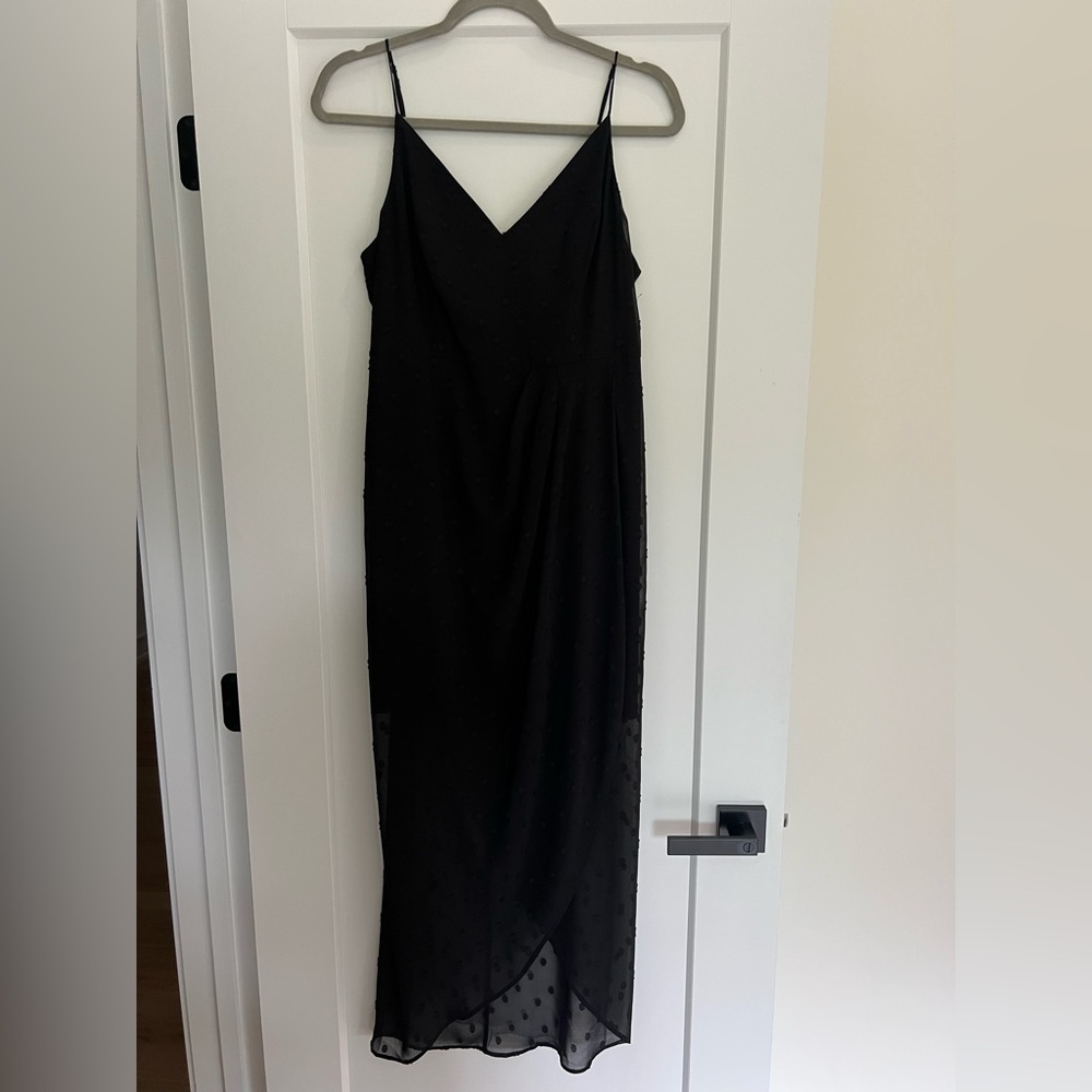 Express Black Midi Dress